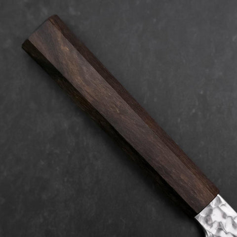 Santoku VG-10 Tsuchime Damas Manche en Frêne 180mm-[Musashi]-[Couteaux de cuisine japonais]