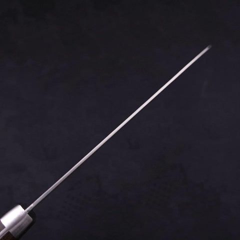 Santoku VG-10 Tsuchime Damascus Western Brown Handle 170mm-[Musashi]-[Japanese-Kitchen-Knives]