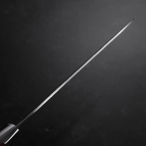 Santoku VG-10 Tsuchime Manche Occidental en Acajou 175mm-[Musashi]-[Couteaux de cuisine japonais]