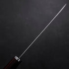 Santoku VG-10 Tsuchime Manche Oval en Acajou 165mm-[Musashi]-[Couteaux de cuisine japonais]