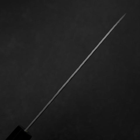 Santoku VG-10 Tsuchime Manche en Buffle et Ébène 165mm-[Musashi]-[Couteaux de cuisine japonais]