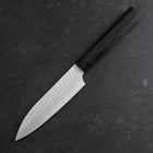 Santoku VG-10 Tsuchime Manche en Ébène 120mm-[Musashi]-[Couteaux de cuisine japonais]
