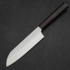 Santoku VG-10 Tsuchime Manche en Ébène 165mm-[Musashi]-[Couteaux de cuisine japonais]