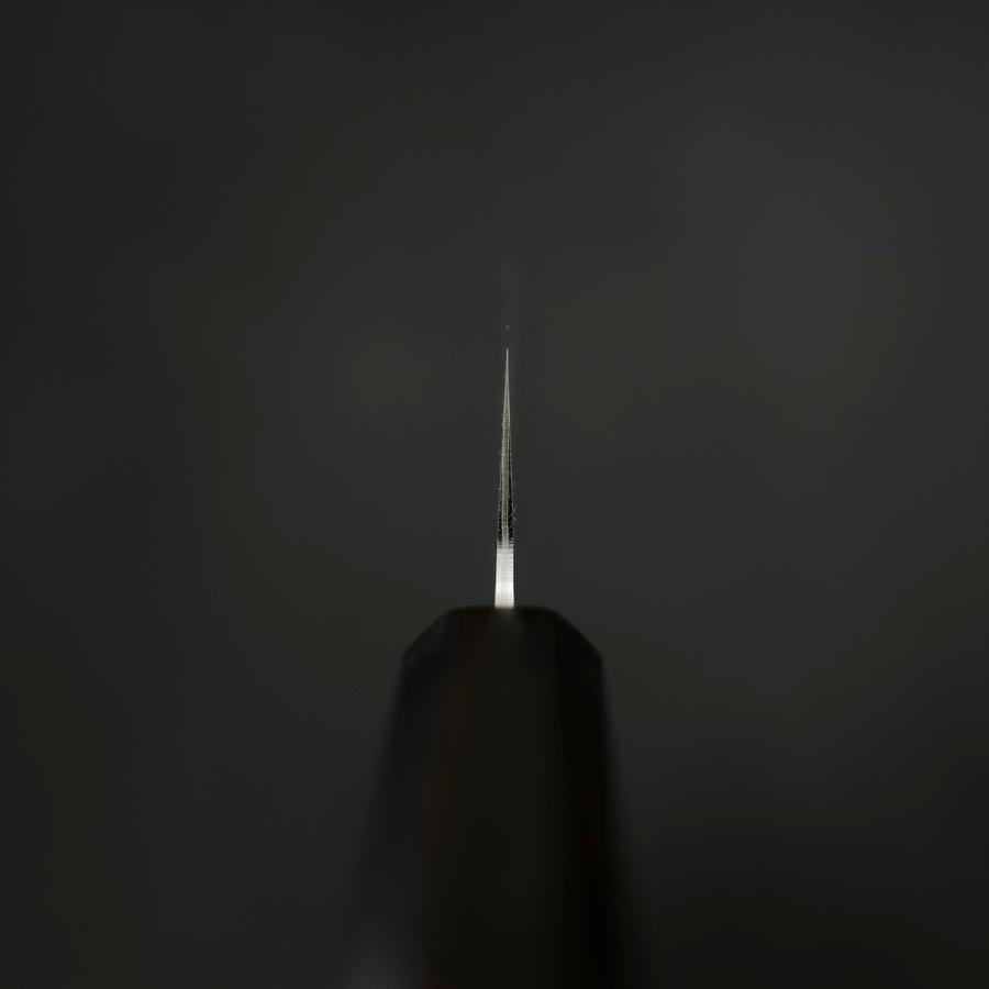 Santoku VG-10 Tsuchime Manche en Ébène 165mm-[Musashi]-[Couteaux de cuisine japonais]