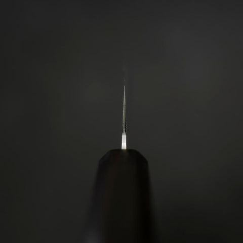 Santoku VG-10 Tsuchime Manche en Ébène 165mm-[Musashi]-[Couteaux de cuisine japonais]