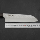 Santoku VG-10 Tsuchime Manche en Ébène 165mm-[Musashi]-[Couteaux de cuisine japonais]