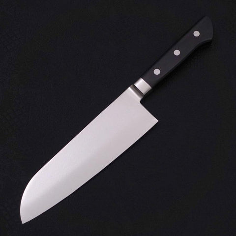 Santoku VG-5 Damas Manche Occidental 175mm-[Musashi]-[Couteaux de cuisine japonais]