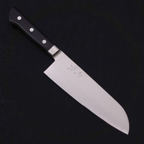 Santoku VG-5 Damas Manche Occidental 175mm-[Musashi]-[Couteaux de cuisine japonais]
