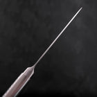 Santoku VG-5 Poli Inox Intégral Manche Occidental 120mm-[Musashi]-[Couteaux de cuisine japonais]