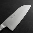 Santoku VG-5 Poli Inox Intégral Manche Occidental 125mm-[Musashi]-[Couteaux de cuisine japonais]