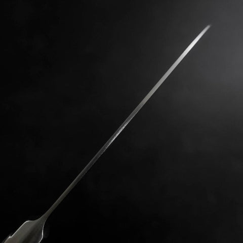 Santoku VG-5 Poli Inox Intégral Manche Occidental 125mm-[Musashi]-[Couteaux de cuisine japonais]