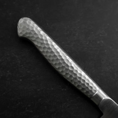 Santoku VG-5 Poli Inox Intégral Manche Occidental 125mm-[Musashi]-[Couteaux de cuisine japonais]