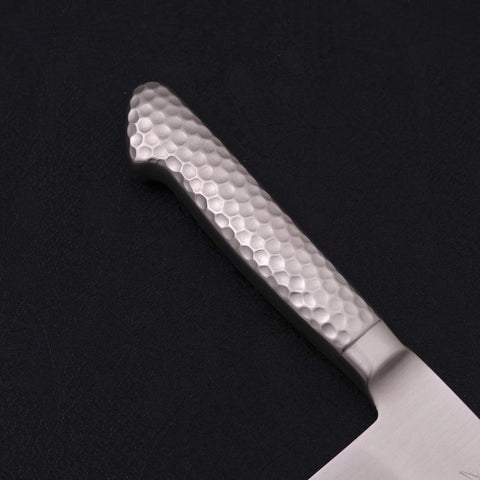 Santoku VG-5 Poli Inox Intégral Manche Occidental 175mm-[Musashi]-[Couteaux de cuisine japonais]