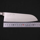 Santoku VG-5 Poli Inox Intégral Manche Occidental 175mm-[Musashi]-[Couteaux de cuisine japonais]