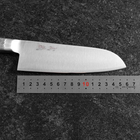 Santoku VG-5 Poli Manche Occidental 160mm-[Musashi]-[Couteaux de cuisine japonais]