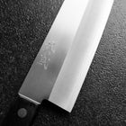 Santoku VG-5 Poli Manche Occidental Noir 170mm (Sans garde)-[Musashi]-[Couteaux de cuisine japonais]