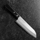 Santoku VG-5 Poli Manche Occidental Noir 170mm (Sans garde)-[Musashi]-[Couteaux de cuisine japonais]