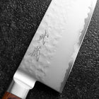 Santoku VG-5 Tsuchime Manche Occidental 160mm-[Musashi]-[Couteaux de cuisine japonais]