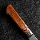 Santoku VG-5 Tsuchime Manche Occidental 160mm-[Musashi]-[Couteaux de cuisine japonais]
