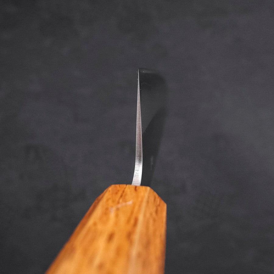 Santoku White Steel #1 Poli Manche Yaki Urushi 165mm-[Musashi]-[Couteaux de cuisine japonais]