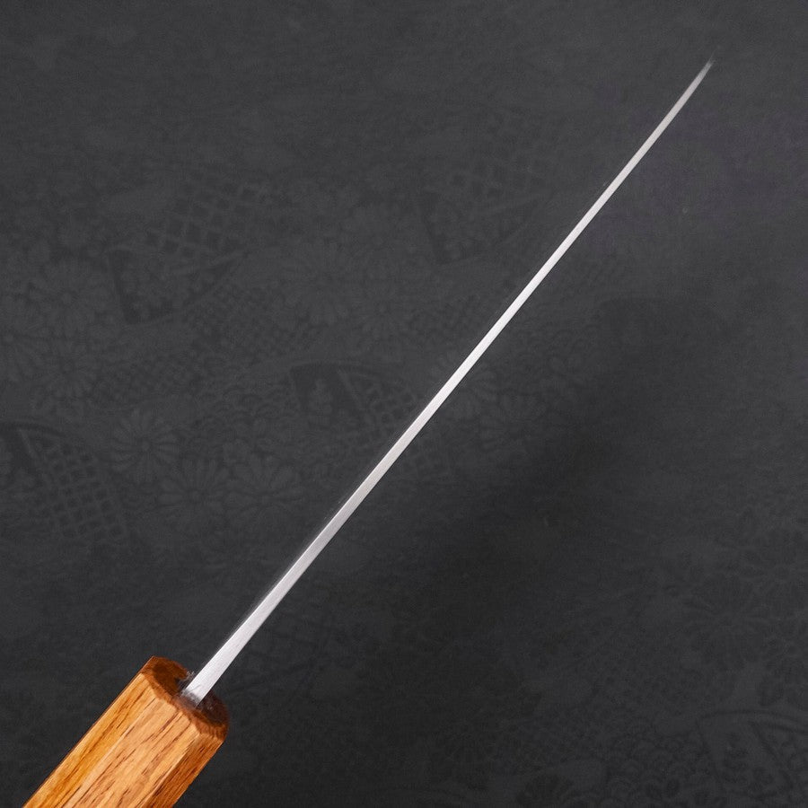 Santoku White Steel #1 Poli Manche Yaki Urushi 165mm-[Musashi]-[Couteaux de cuisine japonais]