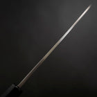 Santoku White Steel #2 Kasumi Chokin Nami-Fuji Manche en Buffle et Ébène 180mm-[Musashi]-[Couteaux de cuisine japonais]