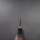 Santoku White Steel #2 Kasumi Chokin Sakura Fuji Manche en Buffle et Ébène 180mm-[Musashi]-[Couteaux de cuisine japonais]