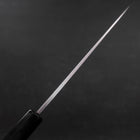 Santoku White Steel #2 Kasumi Chokin Sakura Fuji Manche en Buffle et Ébène 180mm-[Musashi]-[Couteaux de cuisine japonais]