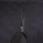 Santoku White Steel #2 Kasumi Chokin Samourai Pleine Lune Manche en Buffle et Ébène 180mm-[Musashi]-[Couteaux de cuisine japonais]