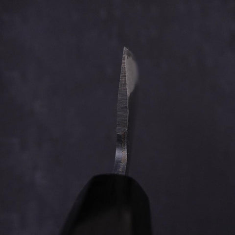 Santoku White Steel #2 Kurouchi Chokin Grenouille Kappa Manche en Buffle et Ébène 170mm-[Musashi]-[Couteaux de cuisine japonais]