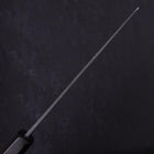 Santoku White Steel #2 Kurouchi Chokin Kappa Grenouille Manche en Buffle et Ébène 170mm-[Musashi]-[Couteaux de cuisine japonais]
