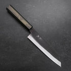 Santoku White Steel #2 Kurouchi Manche Urushi Vert 165mm-[Musashi]-[Couteaux de cuisine japonais]