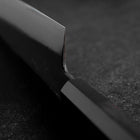 Santoku White Steel #2 Kurouchi Manche en Buffle et Ébène 170mm-[Musashi]-[Couteaux de cuisine japonais]