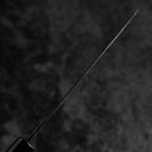 Santoku White Steel #2 Kurouchi Manche en Buffle et Magnolia Oval 165mm-[Musashi]-[Couteaux de cuisine japonais]