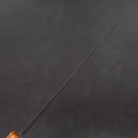 Santoku White Steel #2 Kurouchi Manche en Chêne 165mm-[Musashi]-[Couteaux de cuisine japonais]