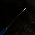 Santoku White Steel #2 Poli Manche Urushi Bleu 165mm-[Musashi]-[Couteaux de cuisine japonais]