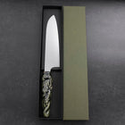 Santoku ZA-18 Damascus Ceramics Dragon Handle 180mm (7”)-[Musashi]-[Couteaux de cuisine japonais]