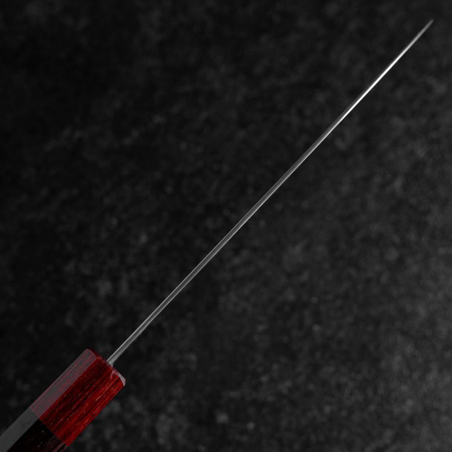 Santoku ZDP-189 Poli Manche en Bois de Rose Rouge 165mm-[Musashi]-[Couteaux de cuisine japonais]