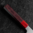 Santoku ZDP-189 Poli Manche en Bois de Rose Rouge 165mm-[Musashi]-[Couteaux de cuisine japonais]