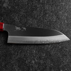 Santoku ZDP-189 Poli Manche en Bois de Rose Rouge 165mm-[Musashi]-[Couteaux de cuisine japonais]