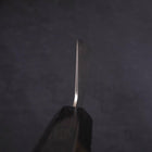 Santoku ZDP-189 Poli Manche en Buffle et Ébène 180mm-[Musashi]-[Couteaux de cuisine japonais]