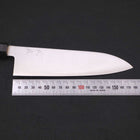 Santoku ZDP-189 Poli Manche en Buffle et Ébène 180mm-[Musashi]-[Couteaux de cuisine japonais]