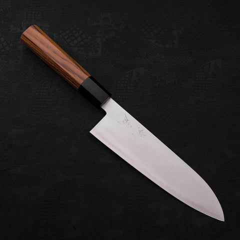 Santoku ZDP-189 Polished Buffalo Teak Handle 180mm-[Musashi]-[Couteaux de cuisine japonais]