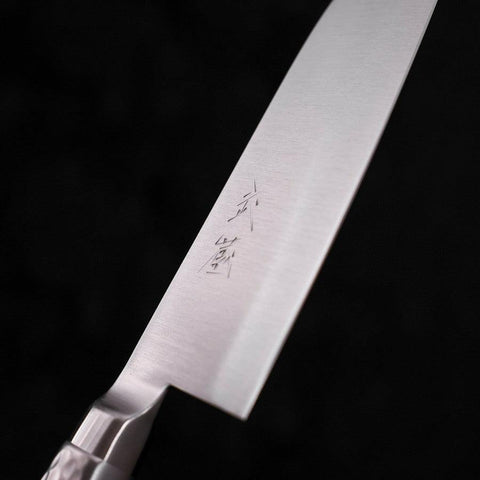 Santoku knife VG-5 Poli Inox Intégral Manche Occidental 120mm-[Musashi]-[Couteaux de cuisine japonais]