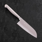 Santoku knife VG-5 Poli Inox Intégral Manche Occidental 120mm-[Musashi]-[Couteaux de cuisine japonais]