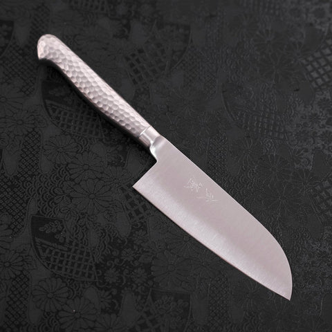Santoku knife VG-5 Poli Inox Intégral Manche Occidental 120mm-[Musashi]-[Couteaux de cuisine japonais]
