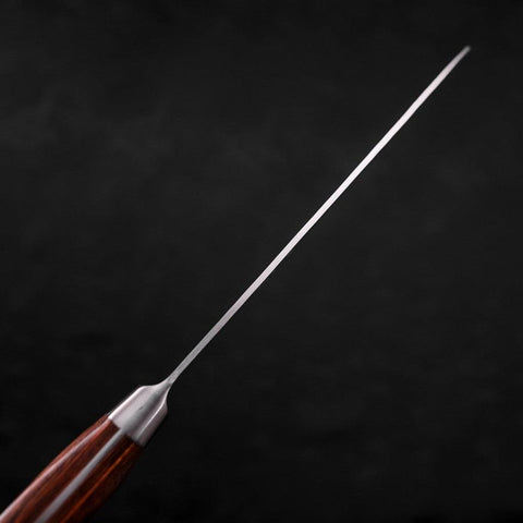 Santoku knife VG-5 Tsuchime Manche Occidental en Acajou 175mm-[Musashi]-[Couteaux de cuisine japonais]