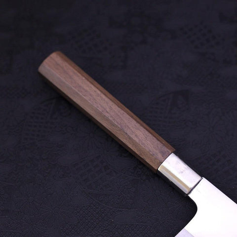 Shukaku Silver Steel #3 Manche en Noyer 180mm avec Fourreau-[Musashi]-[Couteaux de cuisine japonais]