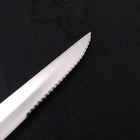 Steak knife All-Stainless Pure-Molybdenum 130mm-[Musashi]-[Japanese-Kitchen-Knives]