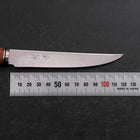 Steak knife VG-10 Damas Manche en Bois de Teck 115mm-[Musashi]-[Couteaux de cuisine japonais]